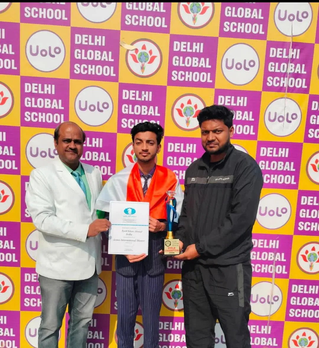 Child from Delhi Global School wins medal in chess