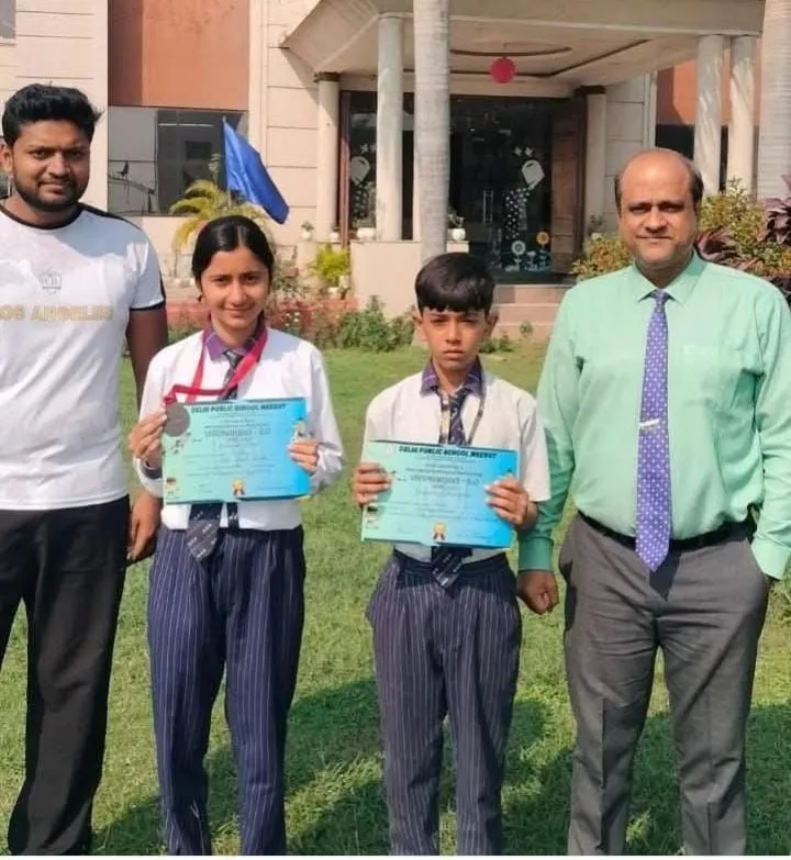 Delhi Global School Shines at Vividhanjali Taekwondo Championship