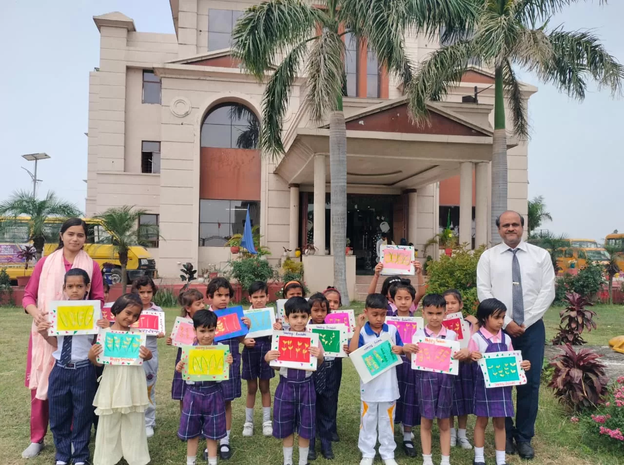 Baishakhi Festival Activity at Delhi Global School, Mawana